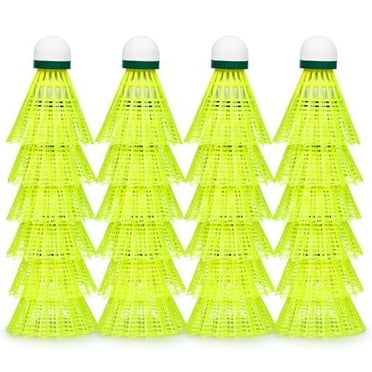Badminton Birdies,Nylon Badminton Shuttlecocks with Stability Durability for Baseball Batting Practice Training,High Speed Birdie Balls for Backyards Indoor Outdoor Sports Activities
