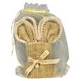 thumbnail image 1 of Toalla de conejo para niños - Toalla de baño con capucha de forro polar suave y orejas de conejo, regalo perfecto de Pascua para bebés y niños pequeños, 1 of 6
