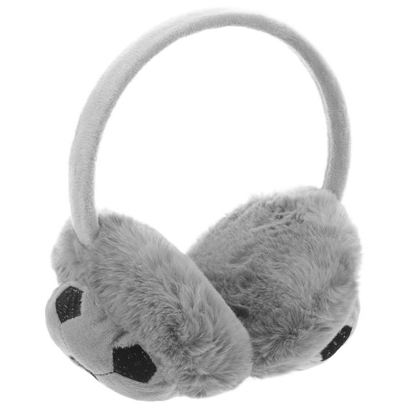 PAMINGONO 1Set Comfortable Soccer Earmuff Plush Warm and Durable for Kids and Children in Winter