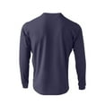 thumbnail image 4 of Kovlvoll Men's Long Sleeve Shirts Crewneck Lightweight Casual Athletic T-Shirt Loose Quick Dry Workout Base Tee Tops with Pockets, 4 of 5