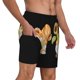 thumbnail image 2 of Balery Sunflower Gnomes 5 Bañador para hombre, shorts de playa de secado rápido con entrepierna y forro de compresión-Small, 2 of 6