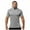 A01_Gray, variant on Yghzkop Men's Hooded Short Sleeve Quick-Dry UPF 50+ Fitness Shirt Stretch Fabric Outdoor Workout Top Sun Protection Athletic Summer Top