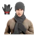 thumbnail image 1 of 3 Conjunto Gorro Bufanda Guantes Frío Tejido Lana Unisex, 1 of 7