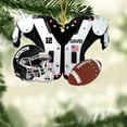 thumbnail image 2 of POINTERTECK Ornement de Voiture Présent avec Casque Chic Pendentif de Football Robuste, 2 of 4