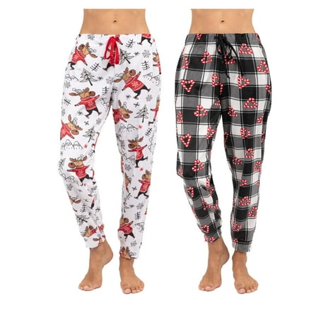 

Disney 2 Pack Womens Pajama Sleepwear Pants Female Hearts/Moose Size: 2X Prestigez