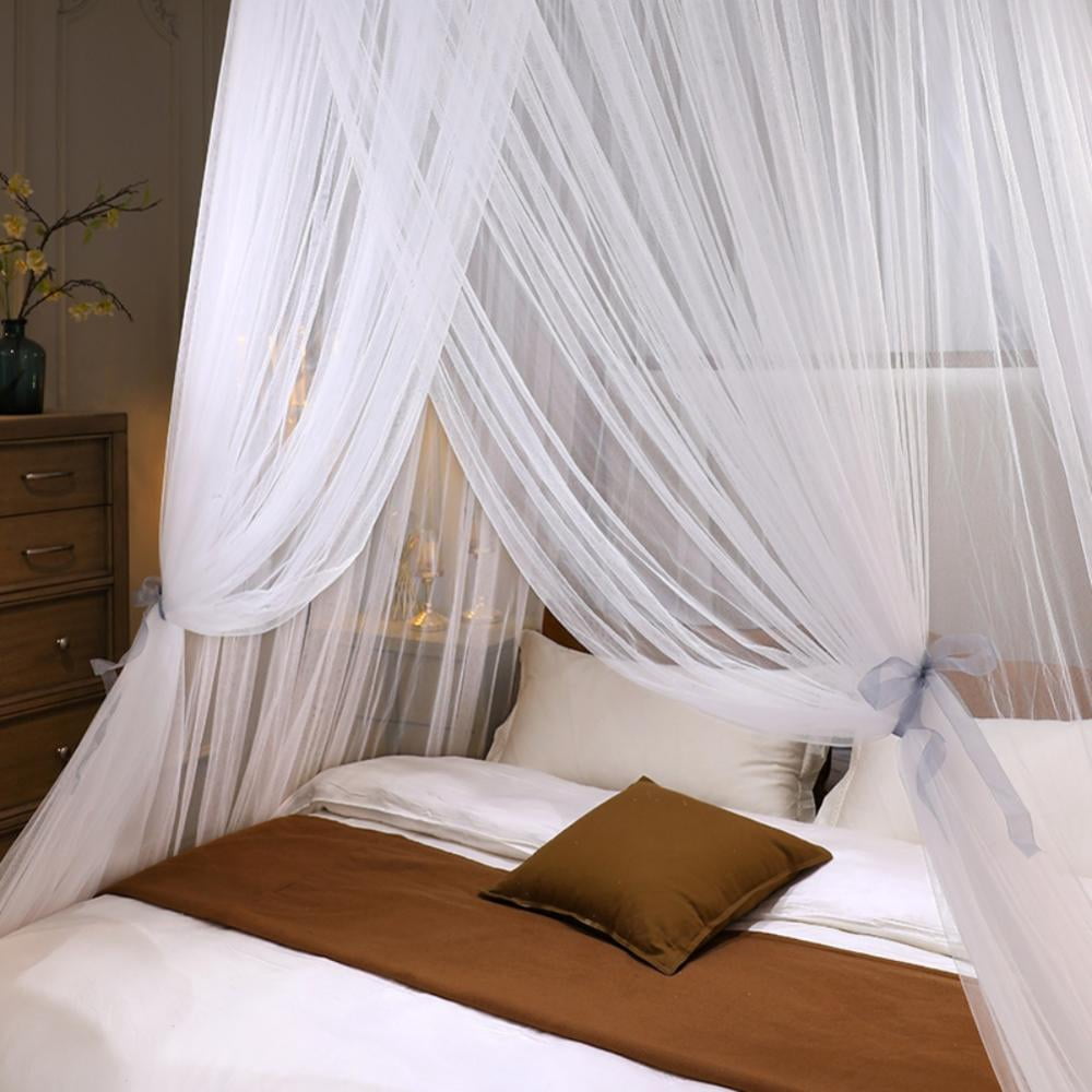 BOLLSLEY Elegant Ultra Large Mosquito Net White Bed Canopy