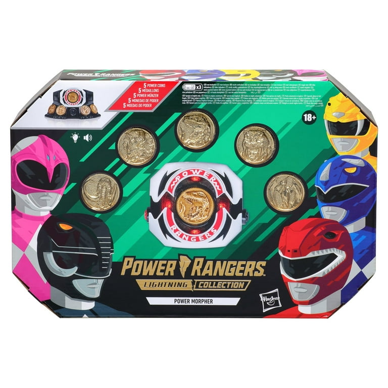 Power Rangers Mighty Morphin Legacy Die-Cast Coin Set Roleplay Toy