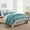 BLUE, variant on Visimisi Bed in a Bag Bedspread 3-Piece Quilt Bedding Sets - Luxury Soft Comforter for All Seasons