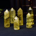 thumbnail image 4 of Cheers.US Faux Crystal Citrine Gemstone Hexagonal Pointed Hexagonal Prism Bars Quartz Citrine Decor for Home, 4 of 6