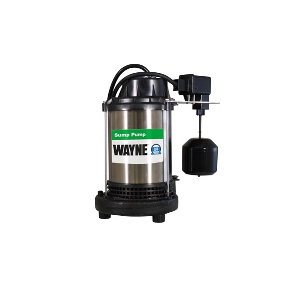 Bomba de sumidero Wayne de 3/4 HP, sumergible de alta resistencia, modelo CDU980ET