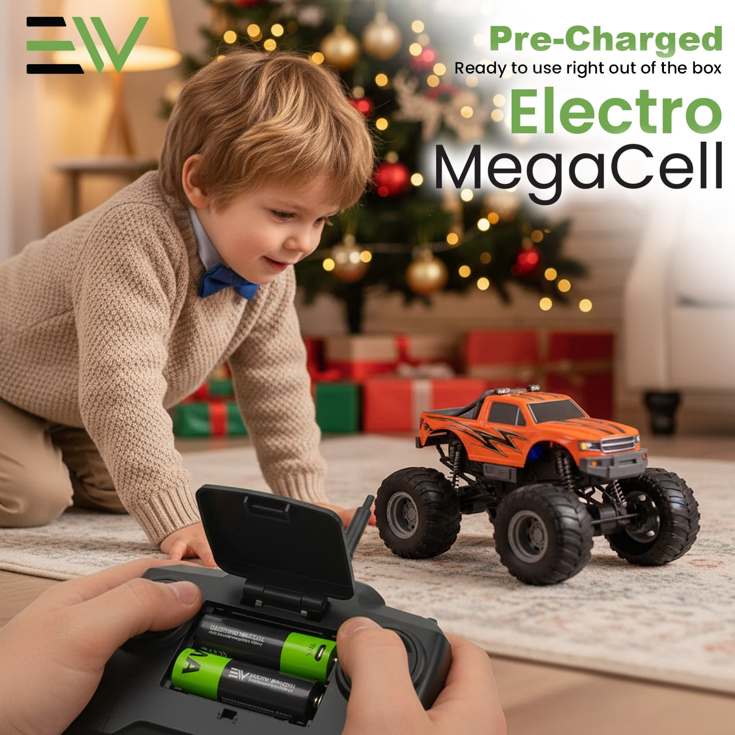 Electronic World AA Rechargeable Lithium-Ion Batteries 1.5V 2000mAh 2-Pack AA Batteries with USB C Charging Cable Long Lasting Output for Remote Flashlight Toys Mouse and Household Devices