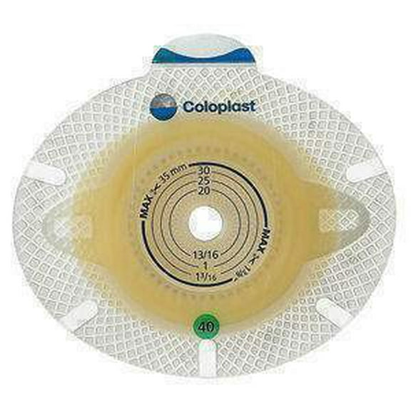 Coloplast SenSura Click Xpro Two-Piece Pre-Cut Convex Light Extended Wear Skin Barrier with Flange and Belt Tabs 1-1/4"