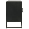 thumbnail image 6 of Pemberly Row 3-Door Contemporary Wood Accent Cabinet in Matte Black, 6 of 14
