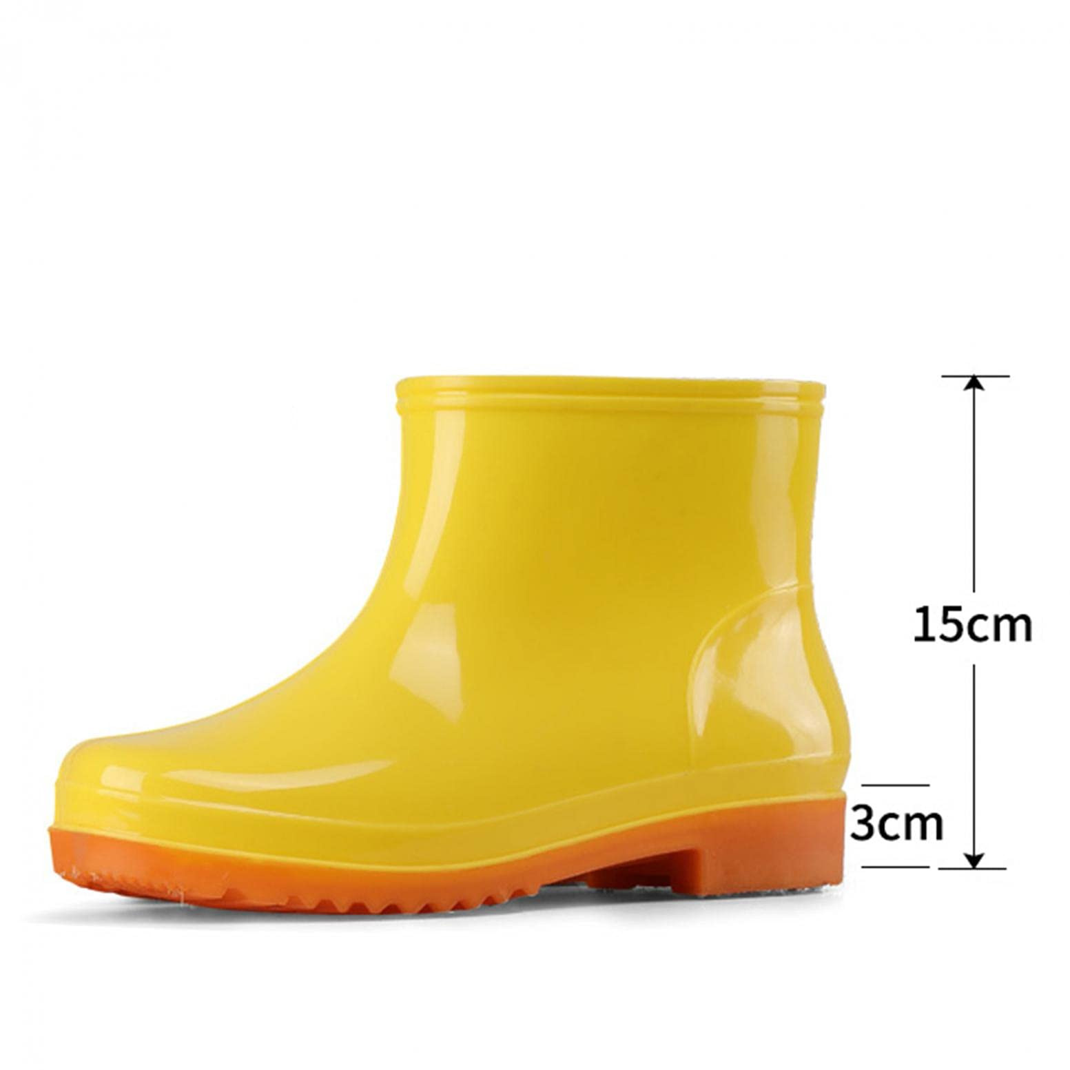 Women Waterproof Rain Boots Mid Calf Rain Boots Waterproof Garden Shoes Outdoor Work Boot for Hunting Gardening Farming