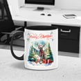 thumbnail image 4 of Merry Christmas Santa Reindeer Antlers Cane Corso Sleigh Xmas Winter Holiday 11oz Accent Two-tone Mug Italian Mastiff Dog Lover Gifts Idea Coffee Tea Cup - 00023, 4 of 5