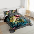 thumbnail image 6 of jejeloiu Bass Big Fish Bedding Comforter Set,Pike Fish Twin Comforter Sets,Hunting And Fishing Bedding Set For Boys Teens,Luxury Bedroom Decor Reversible,2 Pieces, 6 of 8