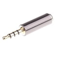 thumbnail image 3 of Adaptador de audio estéreo de 3,5 mm hembra de 3,5 metal para auricures n.º 1 Yuyangstore Adaptador de amplificador de amplificador de guitarra, 3 of 6