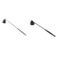 thumbnail image 1 of (2-Pack) Rinsvye Stainless Steel Smokeless Candle Vintage Pillar Candle Holder Wick Bell Snuffer Home Rustic Candlestick Holders Hand Put off Tool Wooden Candle Holders Pillar Kit, 1 of 2