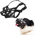 thumbnail image 1 of Dog Basket Muzzles, Upgraded Soft Breathable Cage Muzzle For Dogs Allows Drinking Panting, Dog Mouth Guard To Stop Biting Barking Chewing, 1 of 5