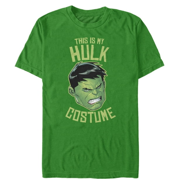 Men's Marvel Halloween My Hulk Costume TShirt Kelly Green Medium