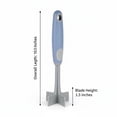thumbnail image 4 of Handy Housewares 10-Inch Soft Grip Handle Meat Chopper / Food Masher, Pastel Blue, 4 of 4