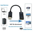 thumbnail image 3 of IXEVER 9.8" DisplayPort Male to HDMI Female Cable, Black, 3 of 9