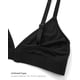 thumbnail image 5 of Bralette SOULVOR Natrelax Soft sin Aros con Escote en V Negro M, 5 of 7