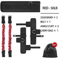 thumbnail image 2 of JELLOO Vertical Jumping Trainer with Adjustable Ankle Strap & Belt Horizontal Workout Equipment Leg Resistance Bands for Basketball Football Volleyball Training Equipment, 2 of 8