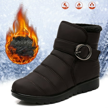 

TALKVE Warm and non slip Snow Boots Winter Warm Boots For Women s Snow Boots Ankle Boots Warm Shoes Boots