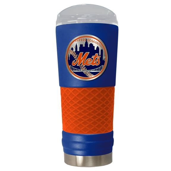 Blue New York Mets 24oz. Powder Coated Draft Travel Mug