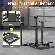 Marada Flight Simulator Cockpit Racing Steering Stand Adjustable Fit for Thrustmaster HOTAS Warthog
