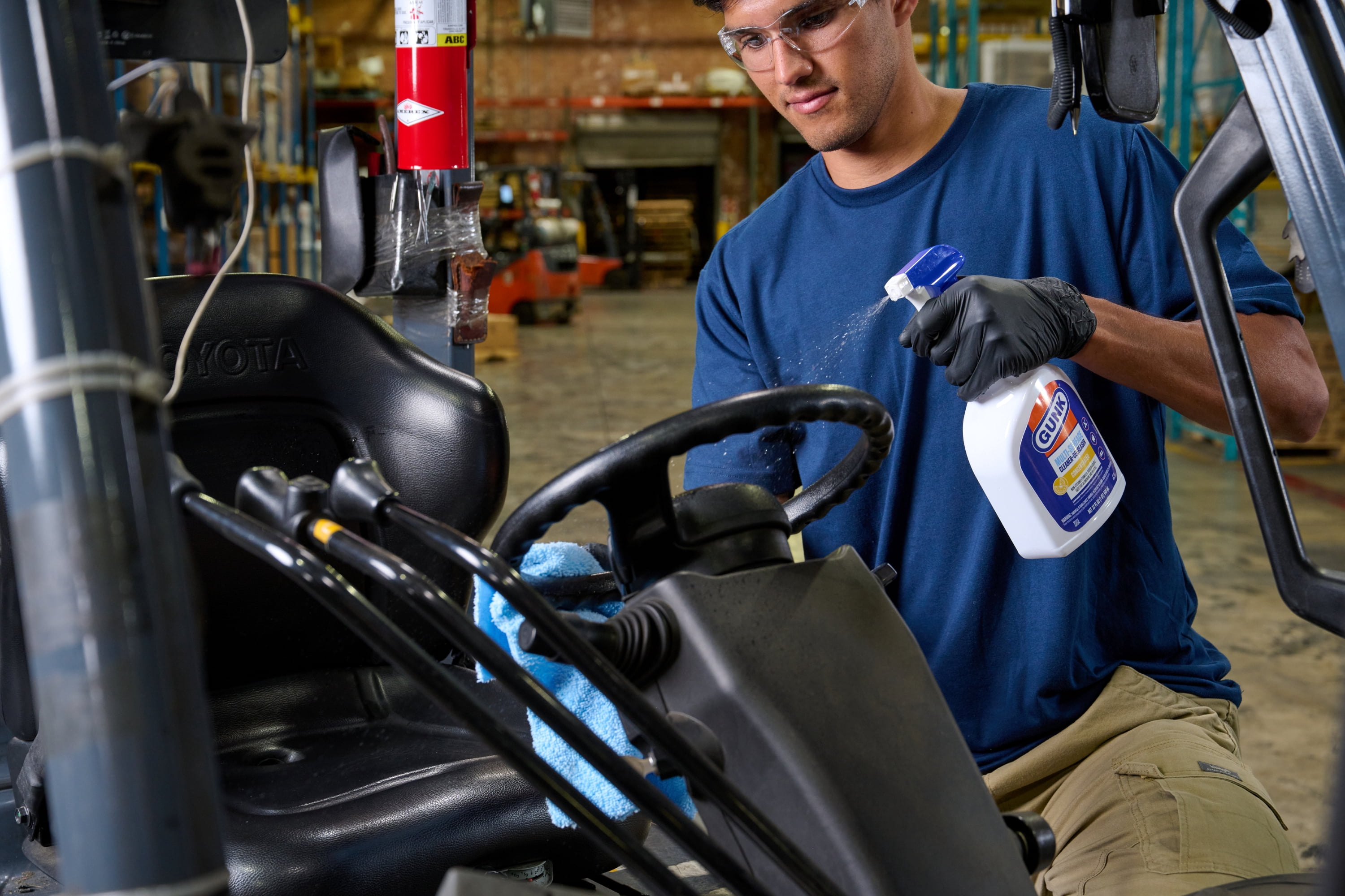 (12 pack) GUNK HDC32 Multi-Surface Trigger Spray Degreaser, 32 oz
