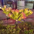 thumbnail image 2 of Solar Powered Garden Flower Stake Lights, IP65 Waterproof LED Floral Lamp, Auto On Outdoor Landscape Lighting For Yard Pathway Patio Backyard Evening Holiday Decoration, 2 of 9