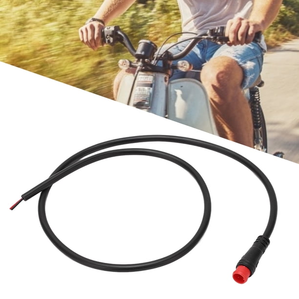 Accesorio Para Bicicleta Eléctrica, Cable De Extensión Para Bicicleta Eléctrica Ligero De 2 Núcleos Macho PVC 200 V CA IP65 Resistente Al Agua Para Actualización