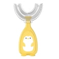 thumbnail image 2 of Children'S U-Shape Toothbrush For 360° Thorough Cleansing,Yellow Manual Toothbrush M, 2 of 7