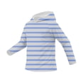 thumbnail image 6 of ITSAME Boys Hoodies, with Thumb Holes Striped Print Sun Protection UPF50+ Kids Outdoor Casual Sweatshirt Light Blue Size 7-8T, 6 of 6