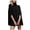 Black, variant on Unir Womens Sweaters, Pullover Sweaters For Women, Womens Chunky Knit Turtleneck Poncho Sweater, Solid Loose Cape Shawl Side Split Oversized Fall Sweater Top, 1 Unit, S‑XL, Plus Size Friendly
