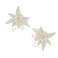thumbnail image 2 of 1 pareja decorativa cristal zapato hebillas encantador y elegante zapato de perla clip, 2 of 7