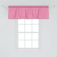 thumbnail image 2 of Ambesonne Pink Polka Dots Window Valance, Spots Butterflies, 54" X 18", Pale Fuchsia Pink, 2 of 3
