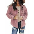 thumbnail image 1 of Chaquetas de pana para mujer, abrigos cómodos informales de manga larga, Tops para mujer, prendas de vestir con solapa y botones, S-3XL, 1 of 3