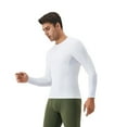 thumbnail image 5 of Baywell Men’s Fitness Compression Shirts Long Sleeve Quick Dry Compression T Shirt Breathable Running Workout Athletic Top Base Layer Undershirt S-2XL, 5 of 6