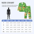 thumbnail image 4 of Picia St Patrick's Day6 Pattern Men’s Long-Sleeve Sleepwear Set - Soft 2-Piece Loungewear with Pockets, Comfy PJs for Relaxing Nights-X-Large, 4 of 7