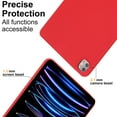 thumbnail image 5 of Allytechgroup iPad Air 13 Inch M2 Case 2024, Ultra Slim Thin Lightweight Soft Silicone Back Shell Bumper Shockproof Protective Case Cover for Apple iPad Air 13 Inch M4 2024, Red, 5 of 8