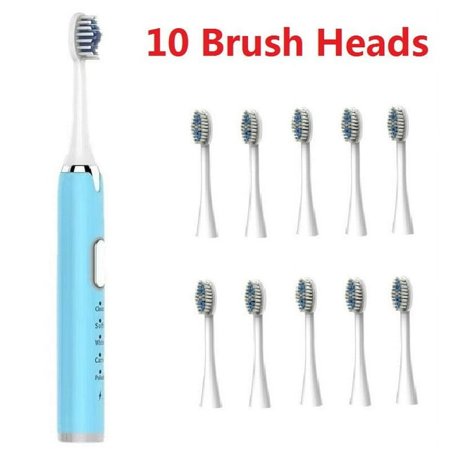 EIMELI X Sonic Toothbrush Electric Tooth Brush Adult Rechargeable Electric Toothbrush With 10 Toothbrush Head