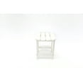 thumbnail image 4 of Corona 18" Recycled Plastic Side Table - White, 4 of 6