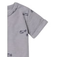 thumbnail image 2 of Modern Moments by Gerber Baby Boy Short Sleeve Henley Romper, Sizes 0/3 Months - 24 Months, 2 of 7