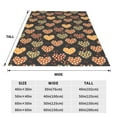 thumbnail image 3 of Fuzoiu Heart Print Ultra-Soft Micro Fleece Blanket,All Seasons Flannel Throw, Lightweight Blanket for Bed, Sofa, Couch, Movie Night, Camping, and Travel-40"x30", 3 of 7