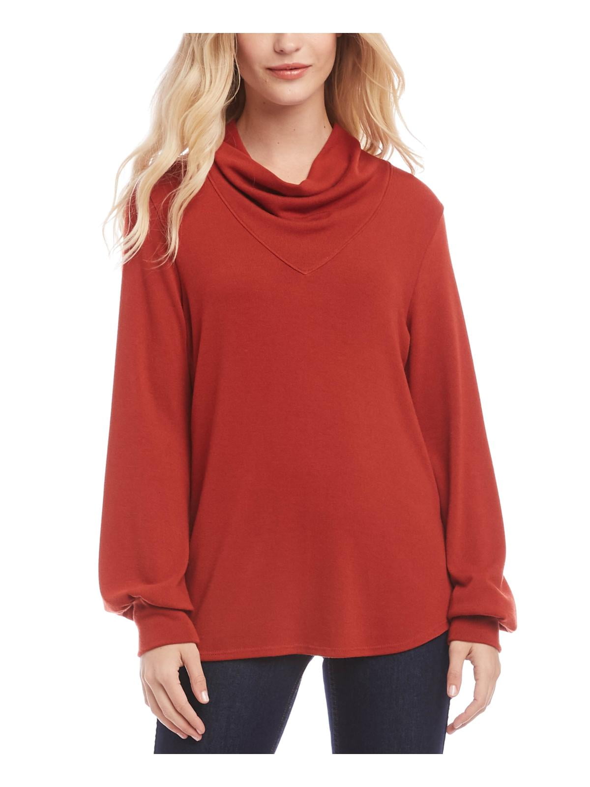 Karen Kane Womens Cowl Neck Bishop 