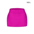 thumbnail image 3 of Soidarity de natación Transpirable Buena elasticidad Forro incorporado Cordón Causal Traje de baño de secado rápido Cinturón ancho Deportes acuáticos Rosa roja L, 3 of 6