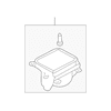 Genuine OE Mazda Cup Holder - N066-64-39XD-02